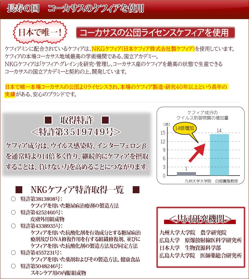長寿の国コーカサスのケフィアを使用